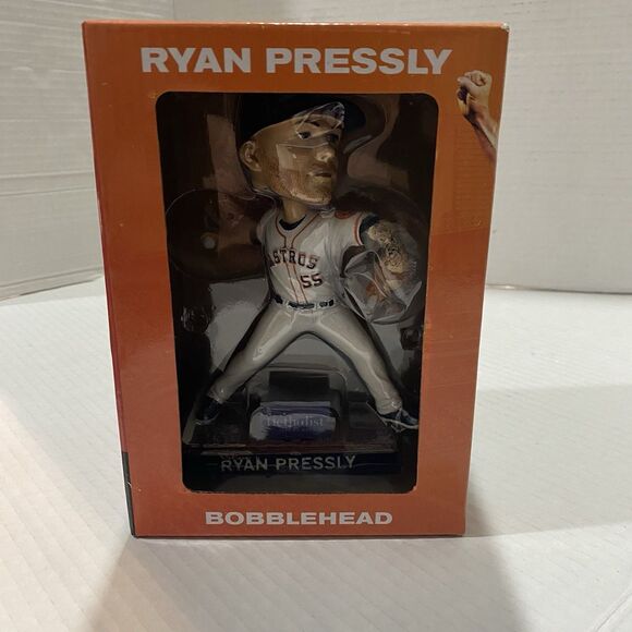 2022 Ryan Pressly "Pitching" Bobblehead Houston Astros SGA - Picture 1 of 6